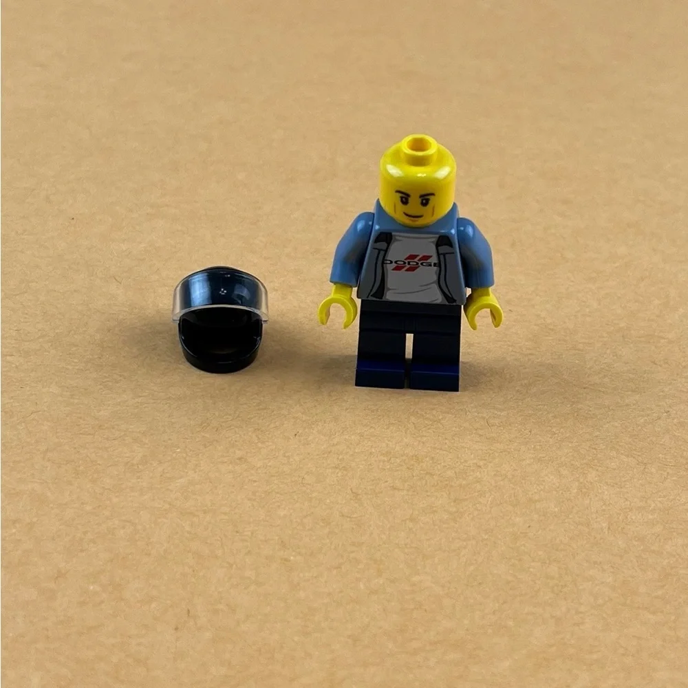 LEGO 1970 Dodge Charger R/T Driver Minifigure- 75893 sc072 2”